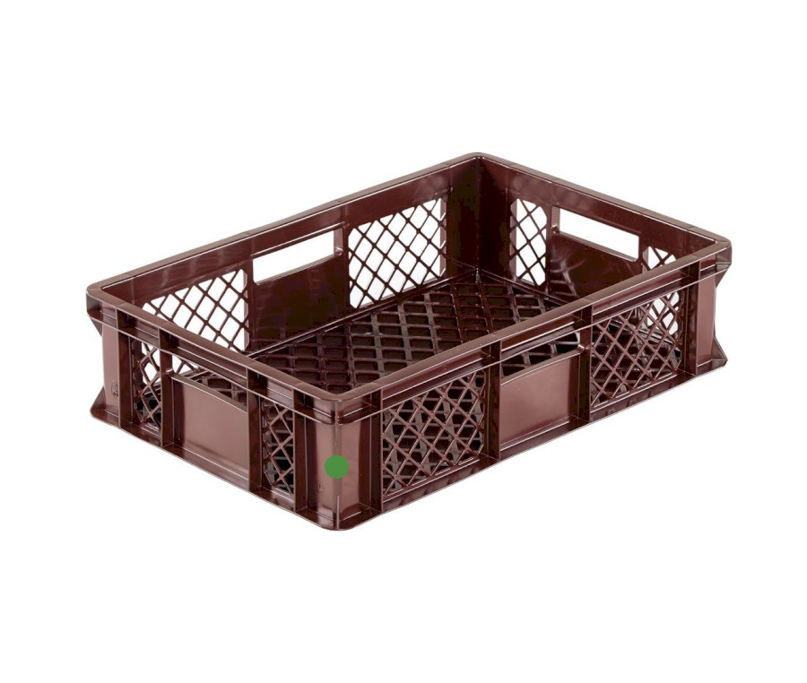 Přepravka 1433.232100 zelená, OÚ, perforovaná